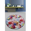 Lessentiel Maison Prostirka za kupatilo 120cm Šarena