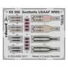 1:72 Seatbelts USAAF WWII - Steel