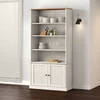 Regal za knjige VIGO bijeli 85x35x170 cm od masivne borovine