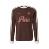 ADIDAS ORIGINALS Majica PARIS rjava/losos/bela