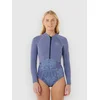 Rip Curl G-Bomb 1.5Mm Ls Fz Full Spring Wetsuit grey blue