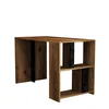 Hanah Home Lima Walnut Black Marble Radni sto 120x75.4x60??cm, Braon