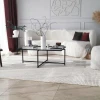 Hanah Home Klub sto Sun S408 94x35x64cm Crni