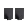 TENDANCE Set od 2 kvadratne kuke 3m 3,5 x 1,7 x 3,8 metalne, crne