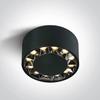 STROPNA SVJETILJKA LED CRNA 20W/3000K/1600lm/IP20