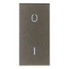 VIMAR ARKÉ PLOČICA O/I JEDNOPOLNI 1M METAL VI19021.99.M