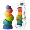Pastelna senzorična piramida, Hencz Toys