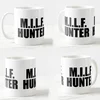 Keramička šolja Milf Hunter, 330ml, Bela