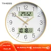 Timess Zidni sat, 35 cm, Zlatne boje