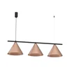 Luster na sajli CAPITAL 3xGX53/15W/230V, roze zlato