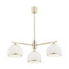 Argon 1488 - Luster na šipci MARBELLA 3xE27/15W/230V mesing