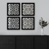 Wallity Set ogledala SYH1578009718, Crni