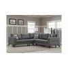 ATELIER DEL SOFA Ugaona garnitura Kristal Rest 2+Corner+2 Dark Grey