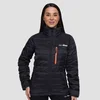 GymBeam Women‘s Puffer Jacket Black/Orange