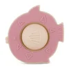 PETITE&MARS Silikonska pop up grizalica za zobe Riba Fiona 6 m+, Dusty Rose