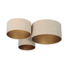 Stropna luč SPACE 3xE27/60W/230V bež/zlata