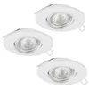 Eglo 95895 - Komplet 3x LED ugradna svetiljka PENETO 1 1xGU10-LED/3W/230V