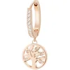 Brosway Bronasti enojni uhani Tree of Life Chakra BHKE006
