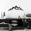Wallity Zidna dekoracija Mountain-5, 70x22cm, Crna