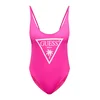 GUESS Enodelne kopalke VIOLET  neonsko roza / bela