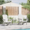 Vrtna stolica 2 pcs Bijelo 82 x 74 x 92 cm Polietilen
