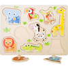 Mala noga Leseni vložek Puzzle Zoo