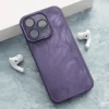 Maska za telefon Glitter Feather za iPhone 15 Pro, Roze