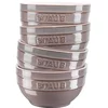 slomart Keramična krožnik STAUB, 14 cm, set 4 kosov, siva, emajlirana, maksimalna temperatura 300 °C, okrogla oblika.