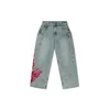 Ed Hardy Kavbojke Dragon svetlo modra / grenada