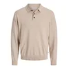 JACK & JONES Pulover JJEBasic bež