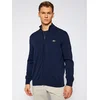 LACOSTE Pletena jopa, modra