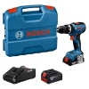 BOSCH 06019N3332 GSB 18V-65 Akumulatorska vibraciona bušilica-odvrtač + 2.0Ah Akumulator + 4.0Ah Akumulator + Punjač + Kofer
