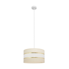 Luster na sajli HELEN 1xE27/15W/230V, prečnik 35 cm, krem/zlatna