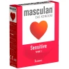 Masculan Single: Typ 1 (sensitive), 3 condoms