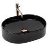 Umivalnik Rea Nadia 50 Black Stone
