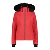 CMP WOMAN JACKET ZIP HOOD, ženska skijaška jakna, crvena 34W4546F