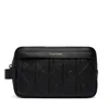Calvin Klein Kozmetični kovček Xl Emblem Aop Embo?Ss Dopp Kit LV04D1179G Črna
