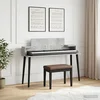Studio radni stol Betonska siva 130 x 36 x 19,5 cm