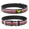 WAUDOG Usnjena ovratnica Wonderwoman DC COMICS črna 29-38 cm, širina: 20 mm