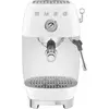 SMEG ECF03WHEU Espresso machine, bela v barva, slogu 50-ih