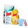 DUEL Set Praškasti deterdžen, Omekšivač Soft lotus 1,6l, Merica za prašak za veš