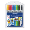 Staedtler flomastri Noris Club, obojestranski, 12/1 (10 kos)