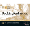 St Cuthberts Mill Bockingford Rough Skicirka 36 x 26 cm 300 g White