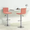 Vidaxl vidaXL Barski stoli, komplet 2 kosov, roza, oblazinjeni z žametom