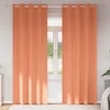 Zavjese za blackout s prstenovima 2 pcs Terakota 245 x 140 cm
