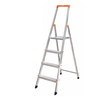 slomart zložljive lestvi s 4 stopnice krause 126221 srebrna aluminij
