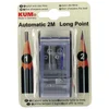 ŠILJILO METALNO 4RUPE-ZA OLOVKE I 2MM TEHNIČKE AUTOMATIC AS2M KUM.1053122 PLA/PRO BLISTER