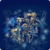 Bertoni Home Unisexs Square Table Pad Midnight Navy Blue