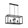 Luster CARDIFF 4xE14/60W/230V crni