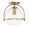 Quintiesse QN-SOMERSET-F-C-HB - Plafonska lampa SOMERSET 1xE27/60W/230V zlatna